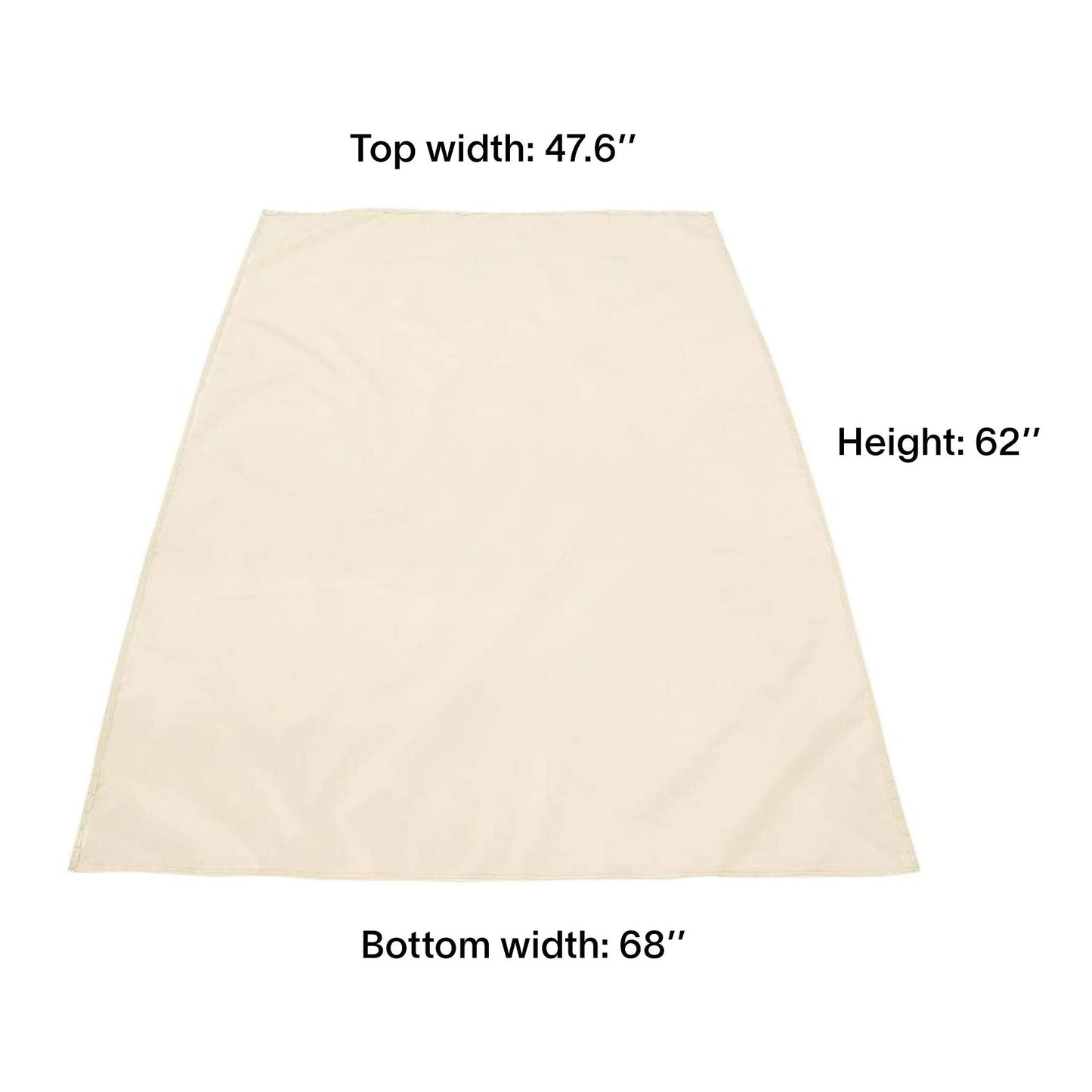 Alvantor Pop Up Bubble Tent - 6’ x 6’ Instant Igloo Tent - 2-3 Person Screen House for Patios - Large Oversize Weather Proof Pod - Cold Protection Camping Tent - Beige