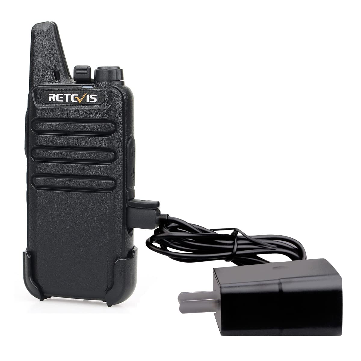 Retevis RT22 2 Way Radios Walkie Talkies,Rechargeable Long Range Two Way Radio, USB VOX Small Emergency 2 Pin Earpiece Headset,for School Retail Church Restaurant (Packed in Pairs with 5 Boxes)
