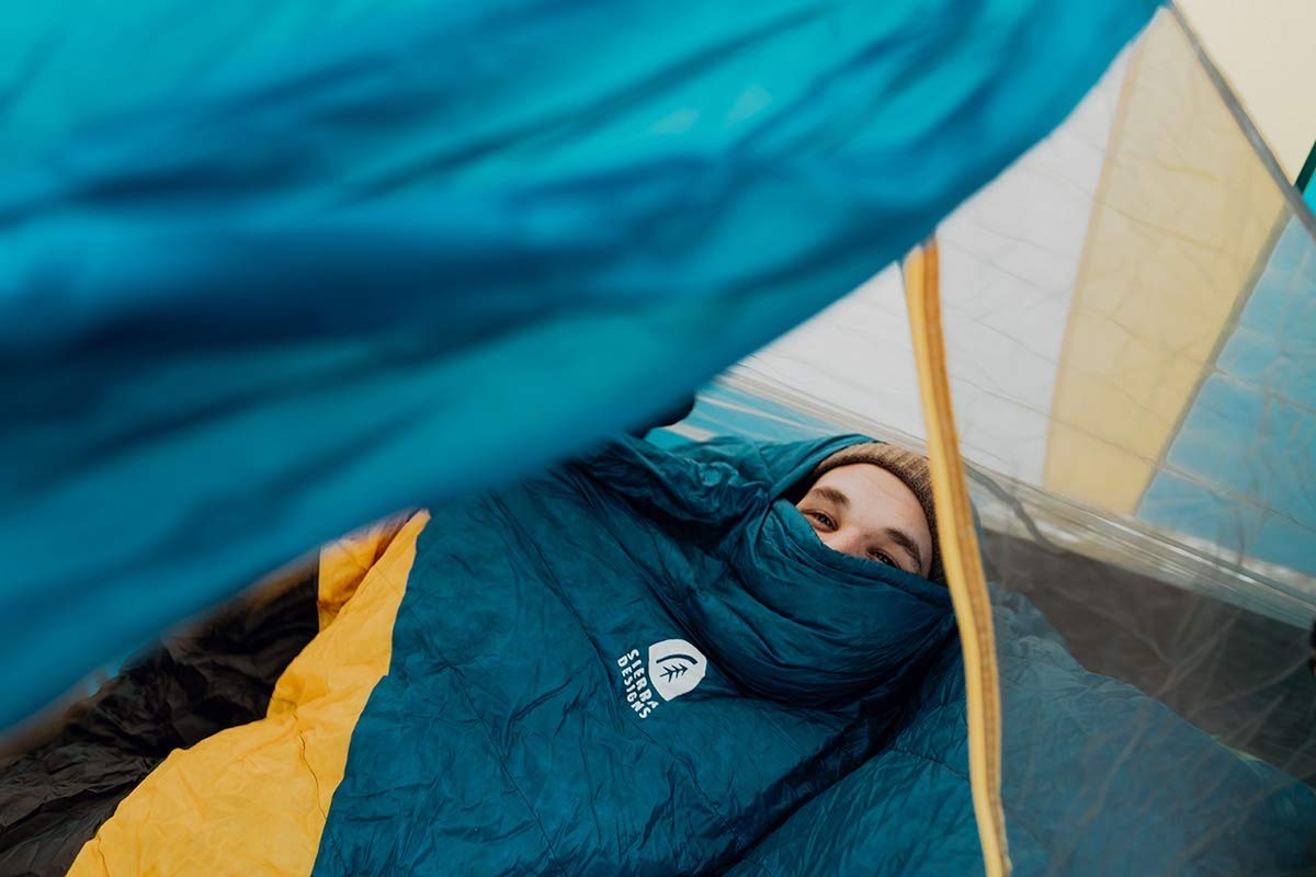 Sierra Designs Nitro Quilt 35 Degree Ultralight Sleeping Bag - 800 Fill Camping & Backpacking Sleeping Bag
