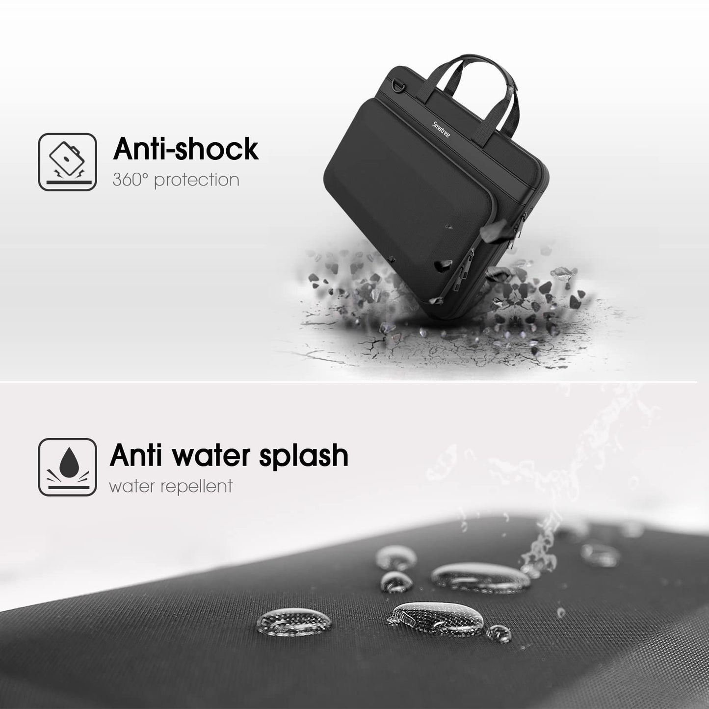 Smatree Heavy Duty Hard Case for 18 inch Razer Blade 18 2025, for Alienware 18 Area-51/m18 R2/m18, for ASUS ROG Strix SCAR 18 2025/Strix G18 2025, MSI Stealth 18 HX A2W 2026, Case(A800XL)