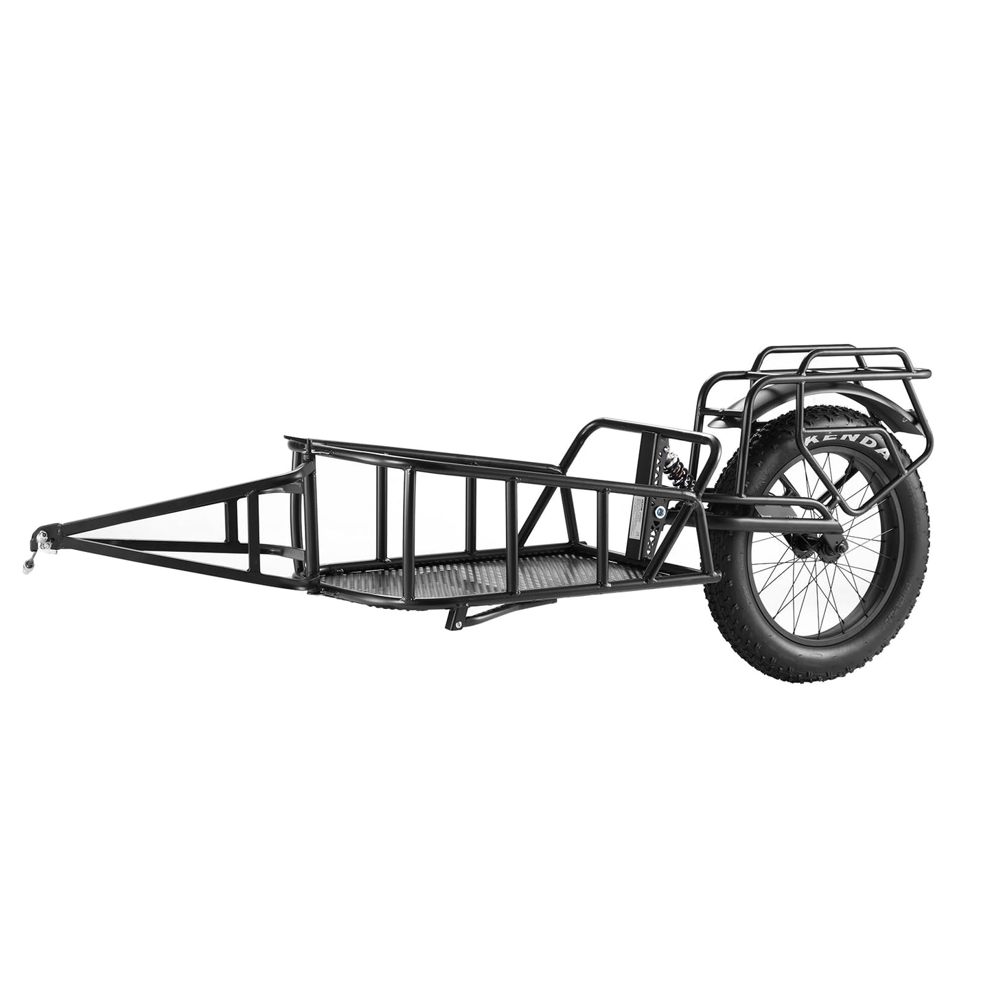 VEVOR Bike Cargo Trailer, 70lbs Load Capacity, Bicycle Trailer with 20 in Wheels, Foldable Bike Wagon, Heavy-Duty Bicycle Cart Fits Most Bike Models, for Shopping Traveling & Carrying Stuff
