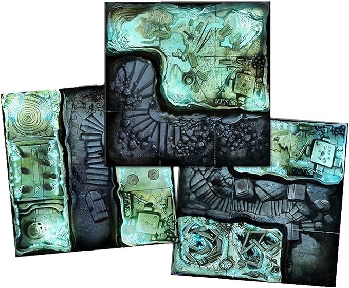Massive Darkness: A Quest of Crystal & Lava Expansion - Embark on an Epic Dungeon-Crawling Adventure! Strategy Game for Kids and Adults Ages 14+ 1-6 Players 90 Minute Playtime Made by CMON