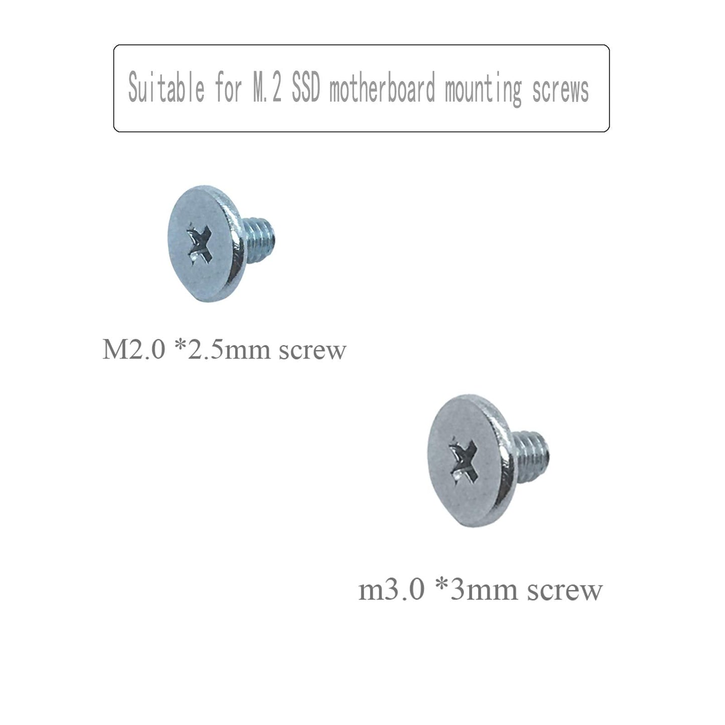 m2 2280ssd Screws Kit,PCIe NVMe M.2 SSD Mounting Screws