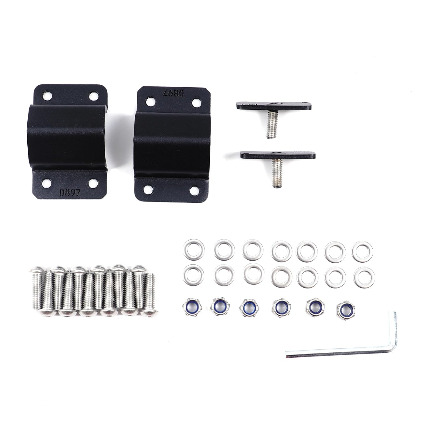 Rear Window Water Can Holder Rack Mount Bracket for INEOS Grenadier 2020-2025 Accessories Trailer Water Liquid Container Bracket, Water Locking Pack Mount 5 Gallon / 20 Liter Jerry Water Can Rack