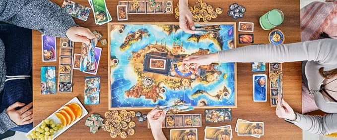 Jamaica Board Game (New Edition) - Family-Friendly Pirate Racing Game Strategy Game for Kids & Adults Ages 8+ 2-6 Players 30-60 Minute Playtime Made by Space Cowboys