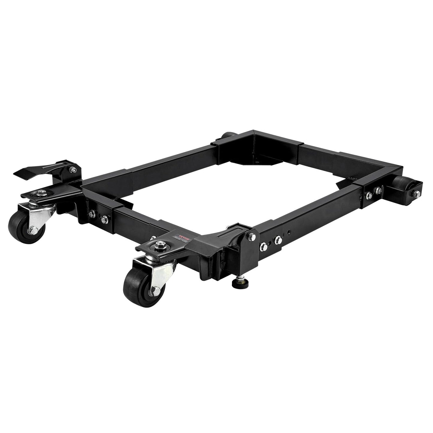 VEVOR Mobile Base, 1500 lbs Capacity, Adjustable from 18" x 24" to 26.5" x 31.5", Heavy Duty Universal Mobile Base Stand with Swivel Wheels, for Woodworking Equipment, Bandsaw, Power Tools, Machines