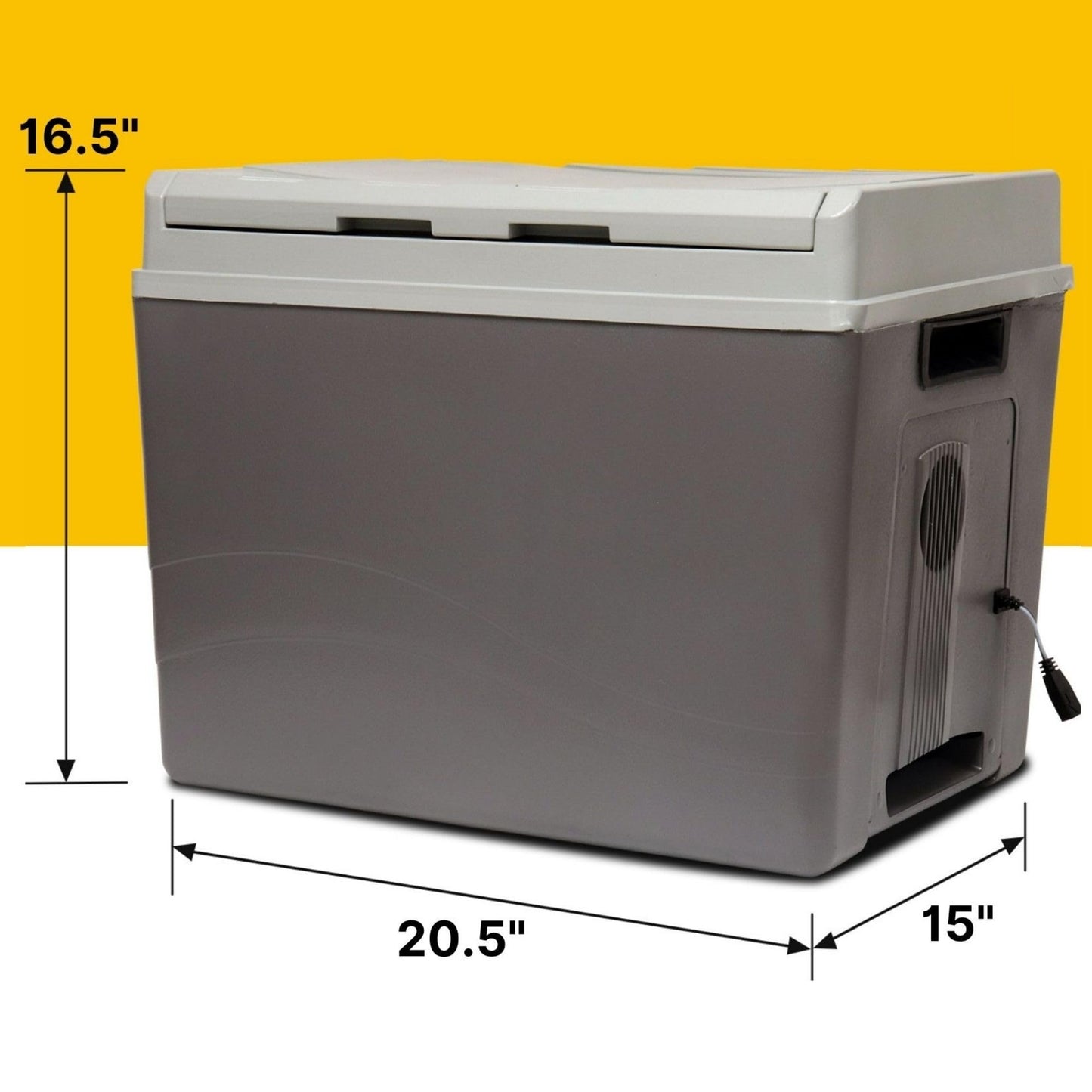 Koolatron 12V Iceless Cooler & Warmer – Portable Electric Cooler/Nevera Portátil Eléctrica for Car Truck Camper Boat, Hard Sided Mini Fridge for Camping Picnic Travel Lunch Food Drinks Office 40 qt