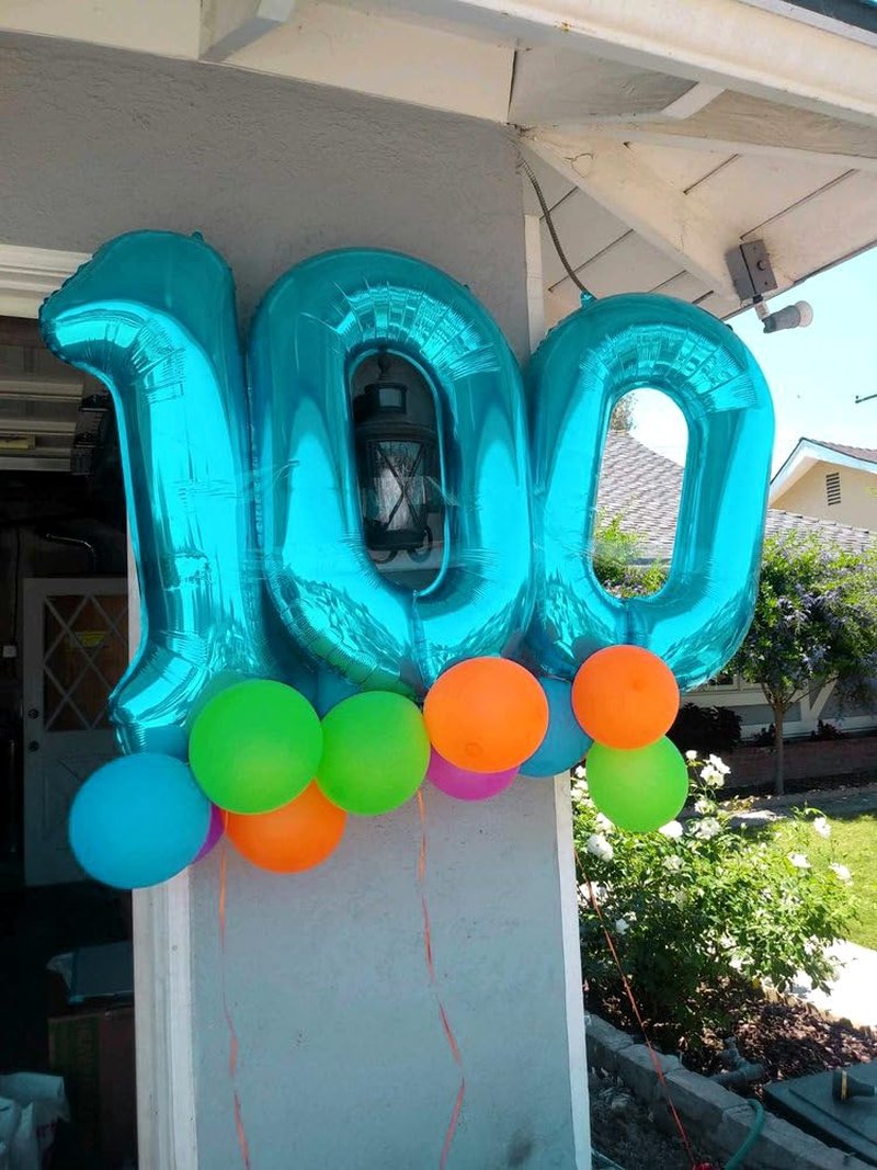 9 Balloon, Blue Number Balloons 40 Inch, 9th Giant Birthday Decorations for Boys Girls, 19th 29th Blue Party Decorations Supplies, Number 9 Balloon