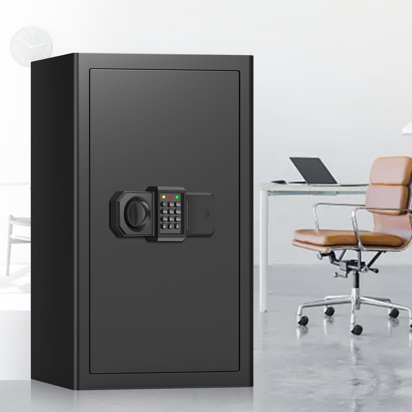 7.0 Cub Extra Large Home Safe Fireproof Waterproof, Digital Fireproof Safe Box with Fireproof Bag, Electronic Keypad and Emergency Keys, Fire Safes for Home File Ammo