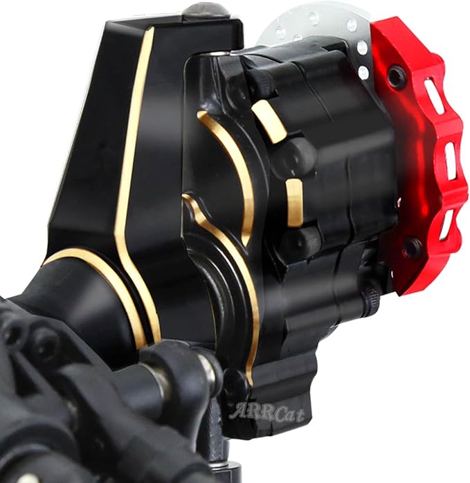 Brass Outer Portal Drive Housing Knuckle Cover Upgrades Part for TRX-4/TRX-6 Crawler RC Car 8PCS Outer Portal Drive Housing Knuckle CoverBlack