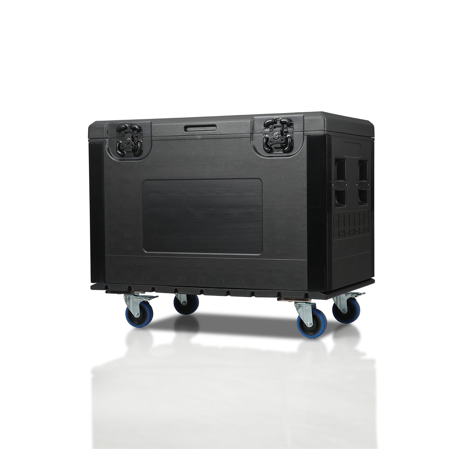 ECGOIOE Cable Trunk Road Case with Wheels 35" x 22" x 24" Professional Stackable Heavy Duty ATA Rolling Road Case for DJ Equipment Storage Transport Touring with Casters
