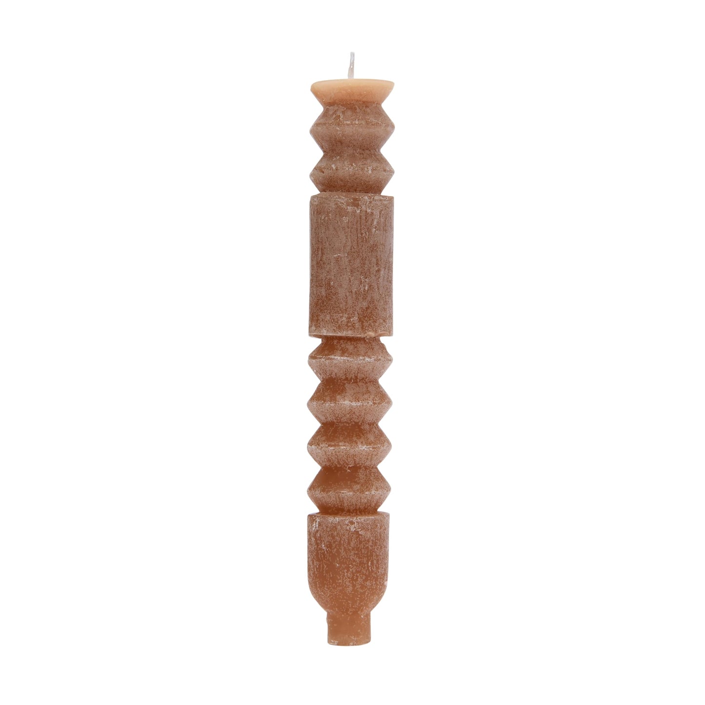 Creative Co-Op Creative Co-Op Unscented Taper Candle, Cappuccino