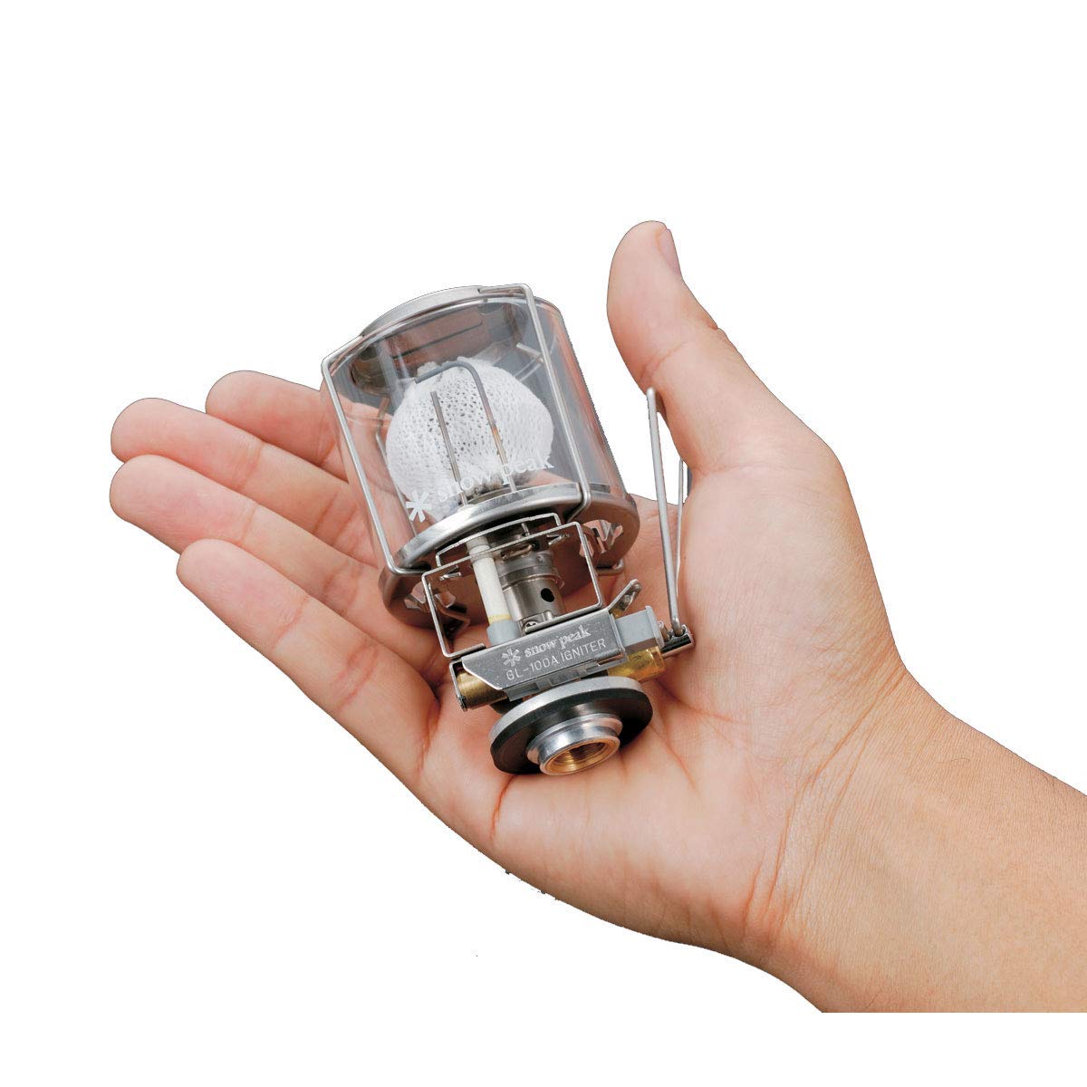 Snow Peak GigaPower Auto Lantern - Portable Lantern for Survival Gear & Equipment, Camping Supplies & Hiking Essentials - Camp Lamp with Hard Case for Storage