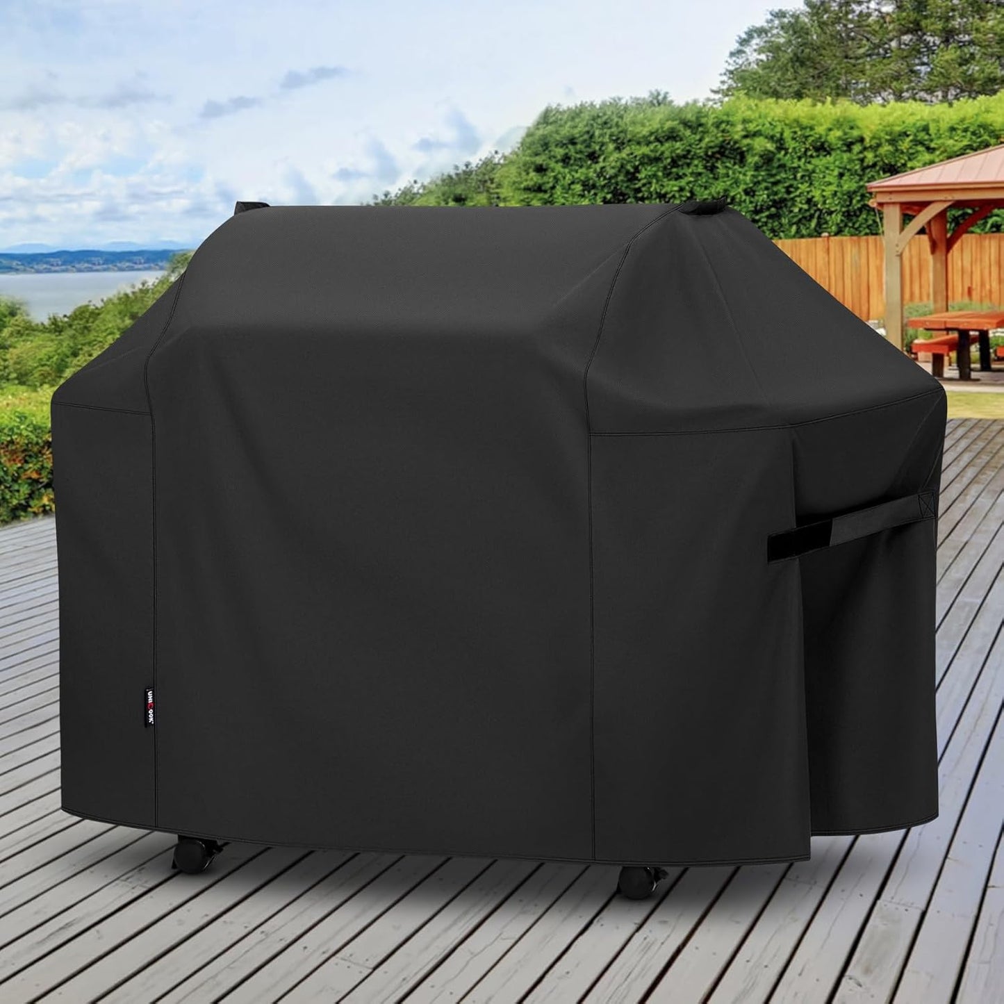 Unicook Grill Cover - Heavy Duty Waterproof BBQ Protector for Weber Summit 600 Series | Fade Resistant