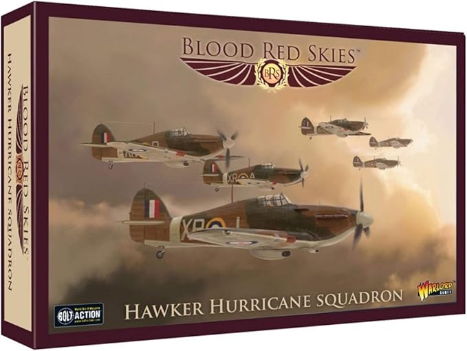 Blood Red Skies Hawker Hurricane Squadron 1:200 WWII Mass Air Combat War Game