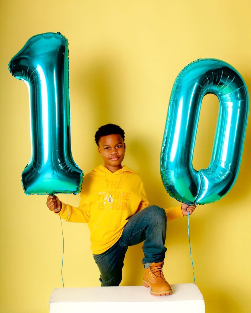 Blue Number 13 Balloon 40 inch, 13 Number Balloons, 13th Blue Birthday Decorations for Girls Boys Kids, 13 Year Old Blue Party Supplies