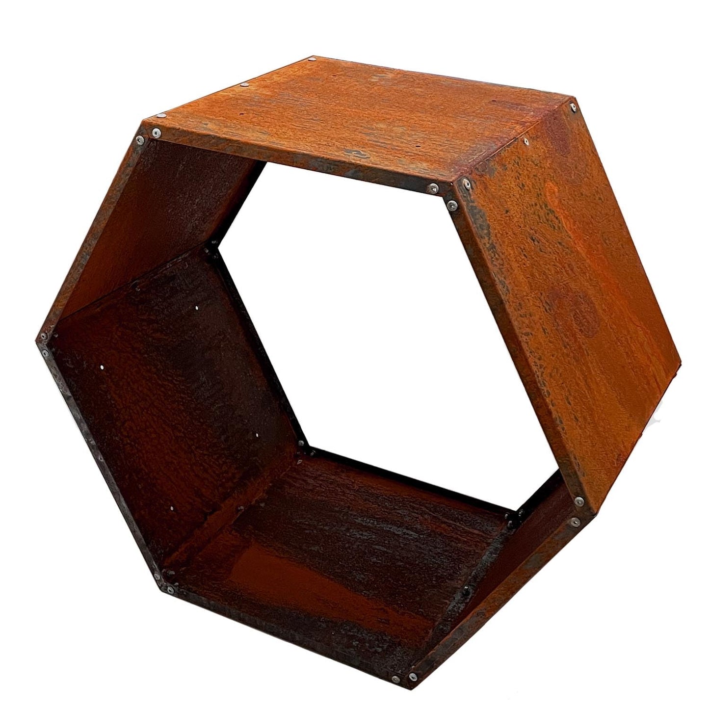 BUYYAH Firewood Log Rack Hexagon Heavy-Duty, Sturdy Log Holder with Honeycomb Design for Wood Storage, Suitable for both Outdoor and Indoor Use