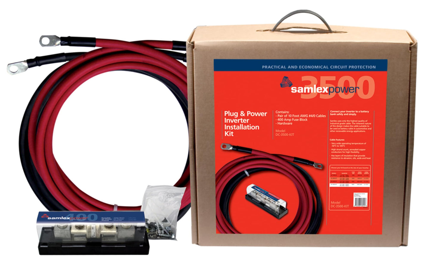 Samlex 400A Inverter Installation Kit f/3500W Inverter