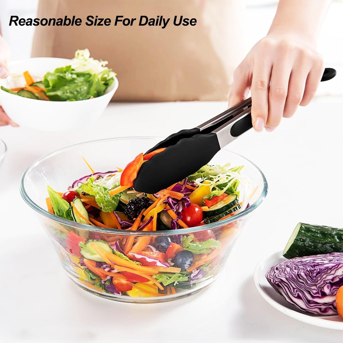 Skiennix Silicone Cooking Utensils Set - Heat Resistant Non-Stick Spatulas & Spoons | BPA-Free Kitchen Tools