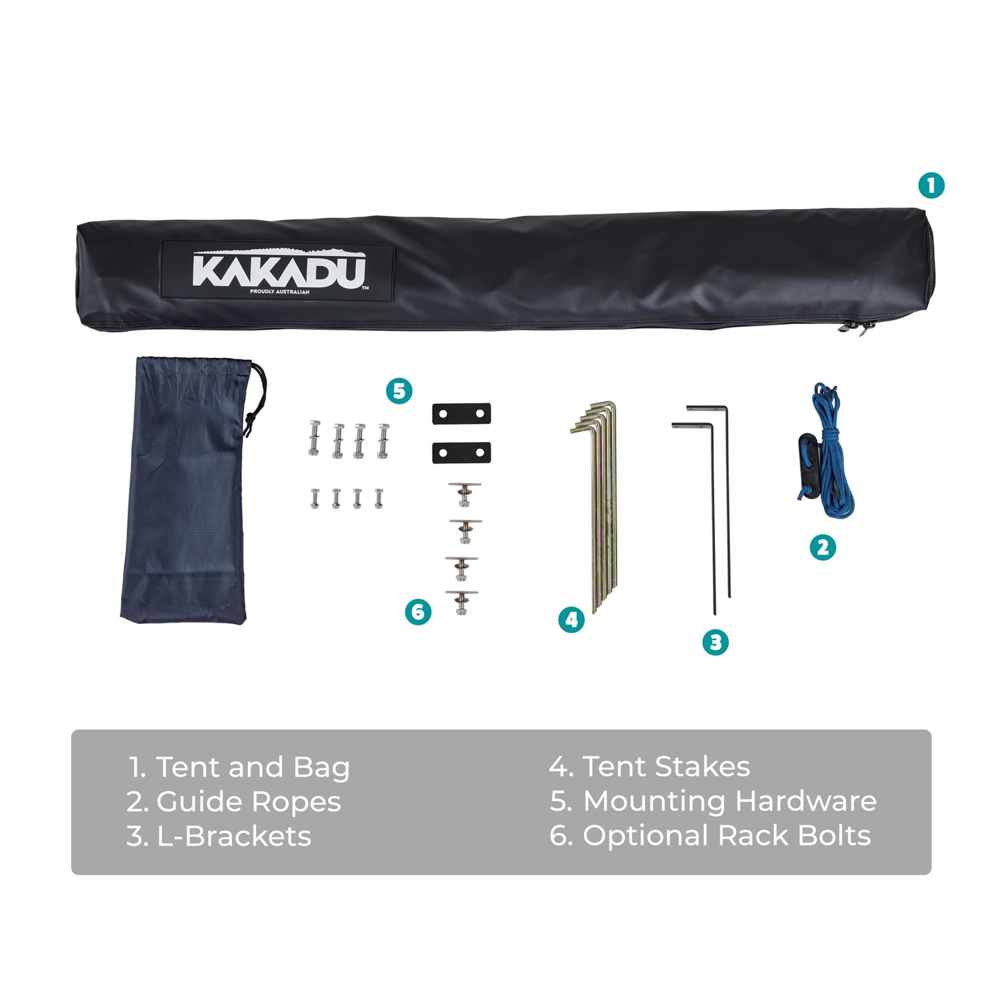 Kakadu Outback Shower Vehicle Tent, Camping Privacy Shelter, Bathroom Tent for Cars – with Roof, LED Light, BlockOut® Technology, Towel Rod, Storage System