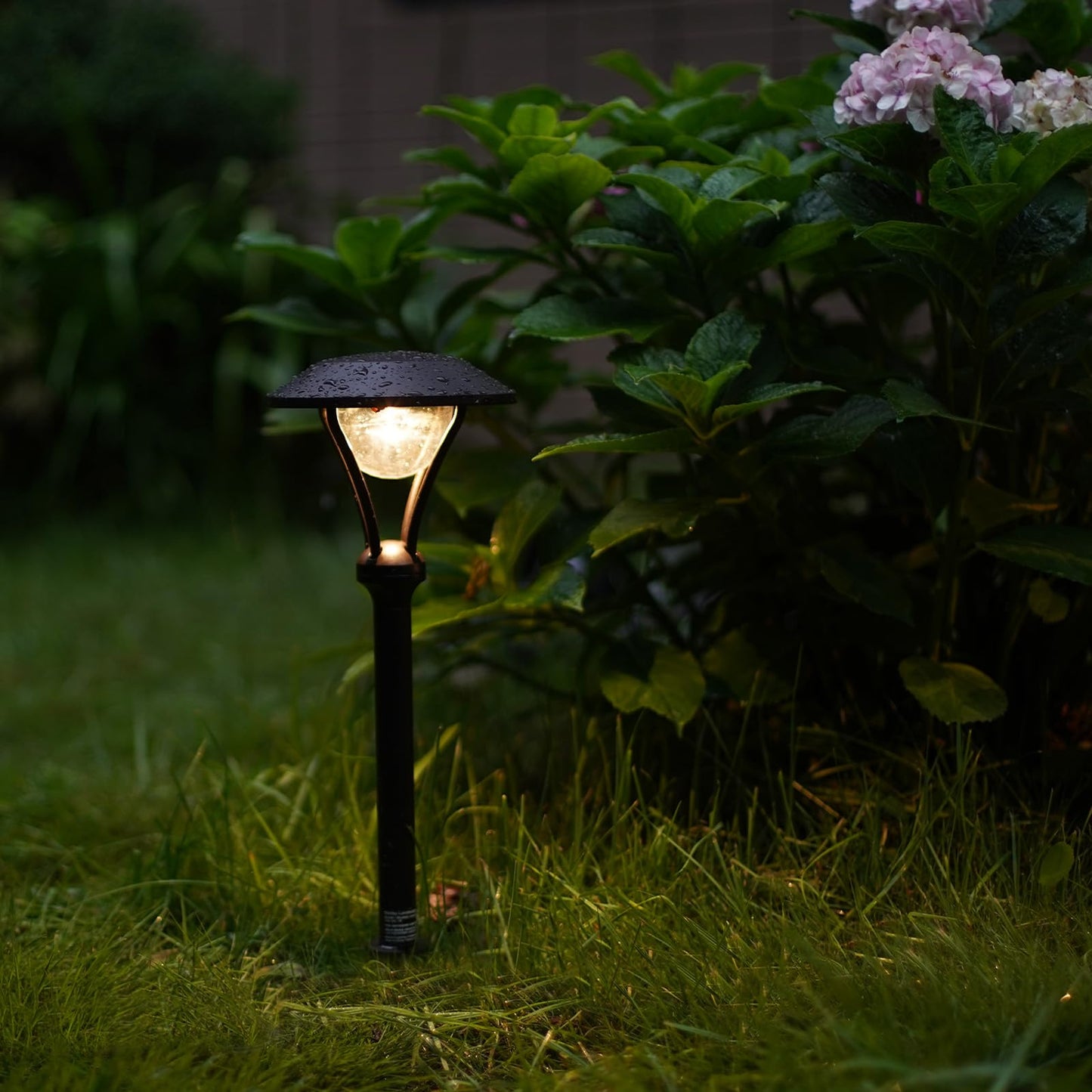 LL LIGHTING LIVING 12V Low Voltage Landscape Path Lights 4PK 1W 60LM LED Pathway Lights 3000K Warm White Durable Aluminum Housing with Stake, Waterproof for Walkway Garden, Black