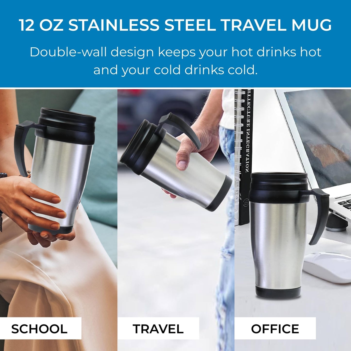 Kenmore Single Serve Coffee Maker – 6–12 Oz Brew Sizes, Compatible with Keurig K‑Cup Pods & Ground Coffee, One Cup Brewer, Travel Mug Friendly, Auto Shut‑Off, Hot & Iced maquina de cafe, Red
