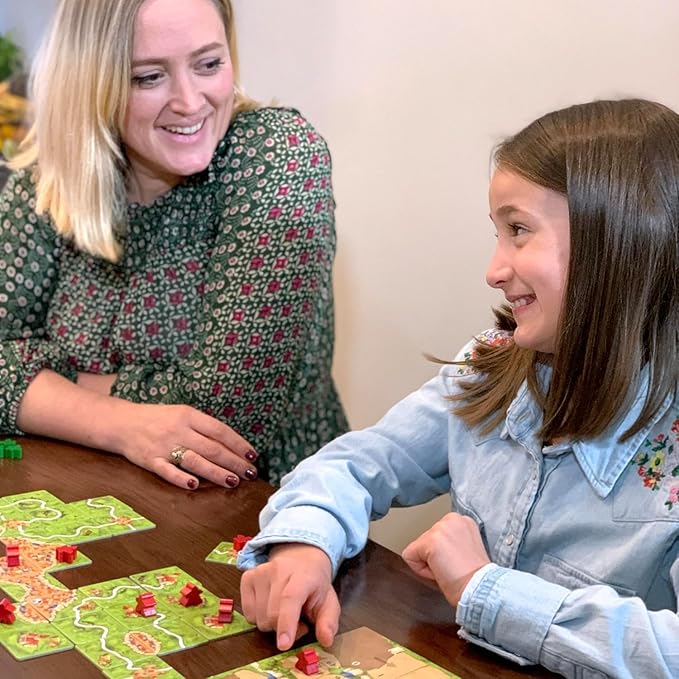 Asmodee Carcassonne Board Game - Classic Tile-Laying Strategy Game Family Fun Medieval Adventure for Kids & Adults Ages 7+ 2-5 Players 35 Minute Playtime
