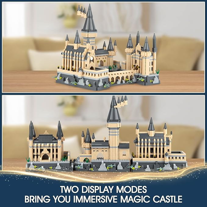 Magic CastIe BuiIding Set MOC Architecture Micro BuiIding BIocks Kit CollectibIe Model Toys Gifts Toys for Adults Teens 14+ (2680 Pieces)