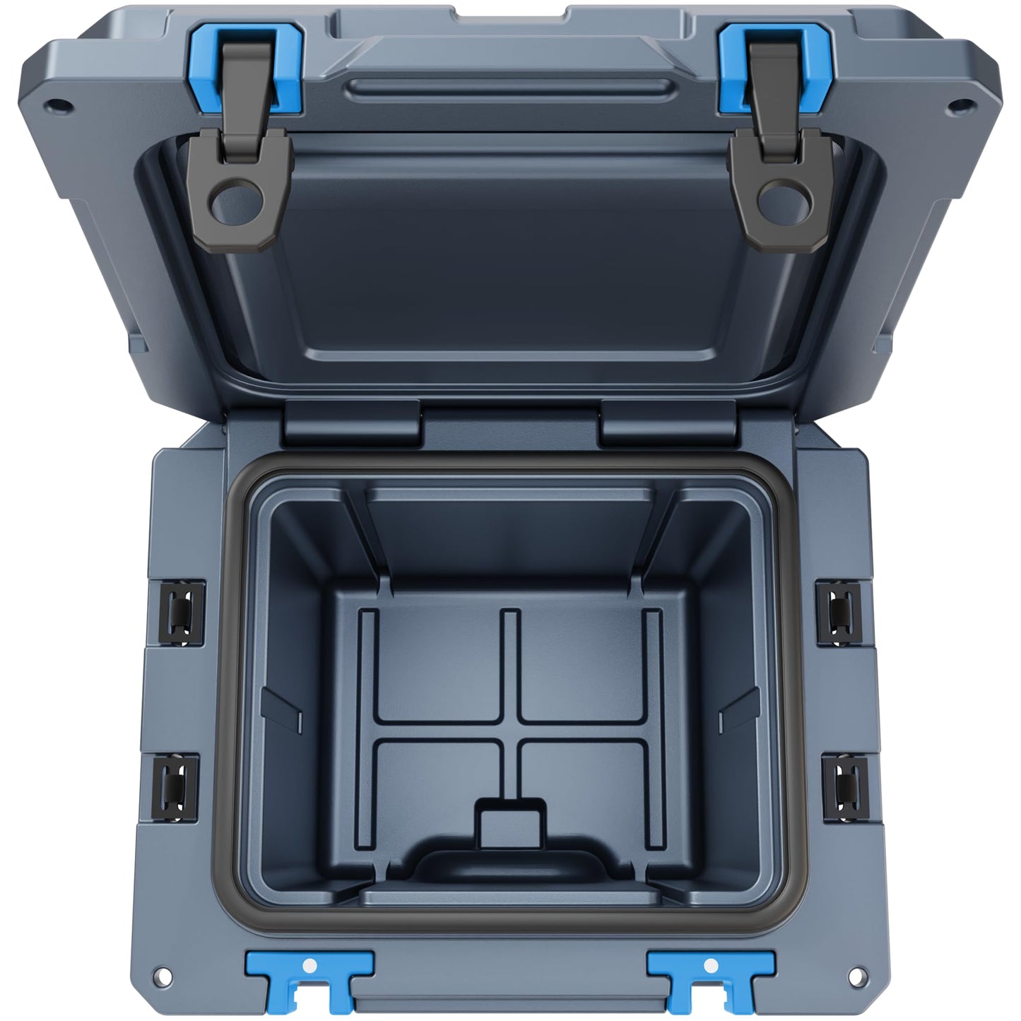 Cubix Outdoors, Quadrax 20QT 2-in-1 Beverage Dispenser Cooler, Holds drinks for 5 Days, Insulated Hard Ice Chest, Portable Drink & Water Coolers for Parties, Camping, Beach - Granite Grey