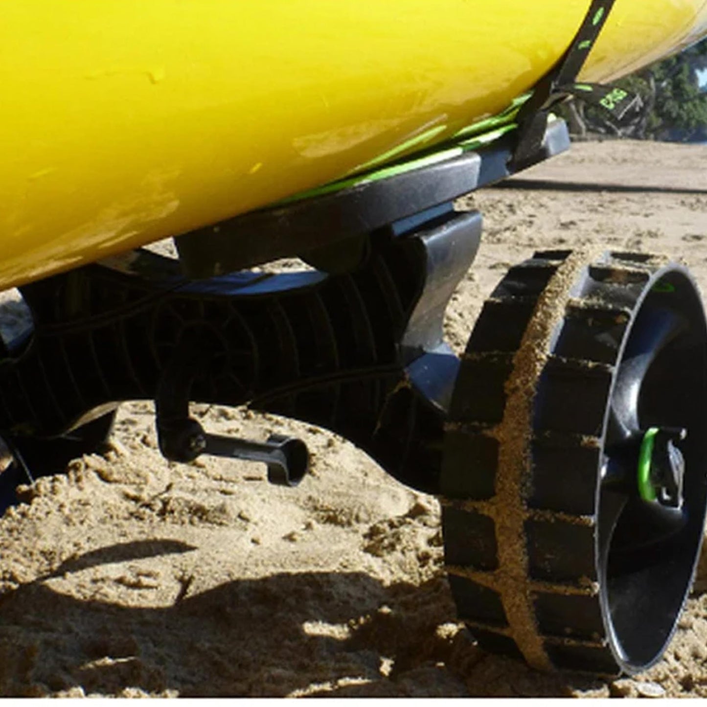RAILBLAZA Genuine C-Tug Kayak Cart Dolly - Puncture-Free Wheels Canoe Cart Trailer with 260 lb Load Capacity - Portable & Foldable Heavy-Duty Boat Dolly & Kayak Accessories