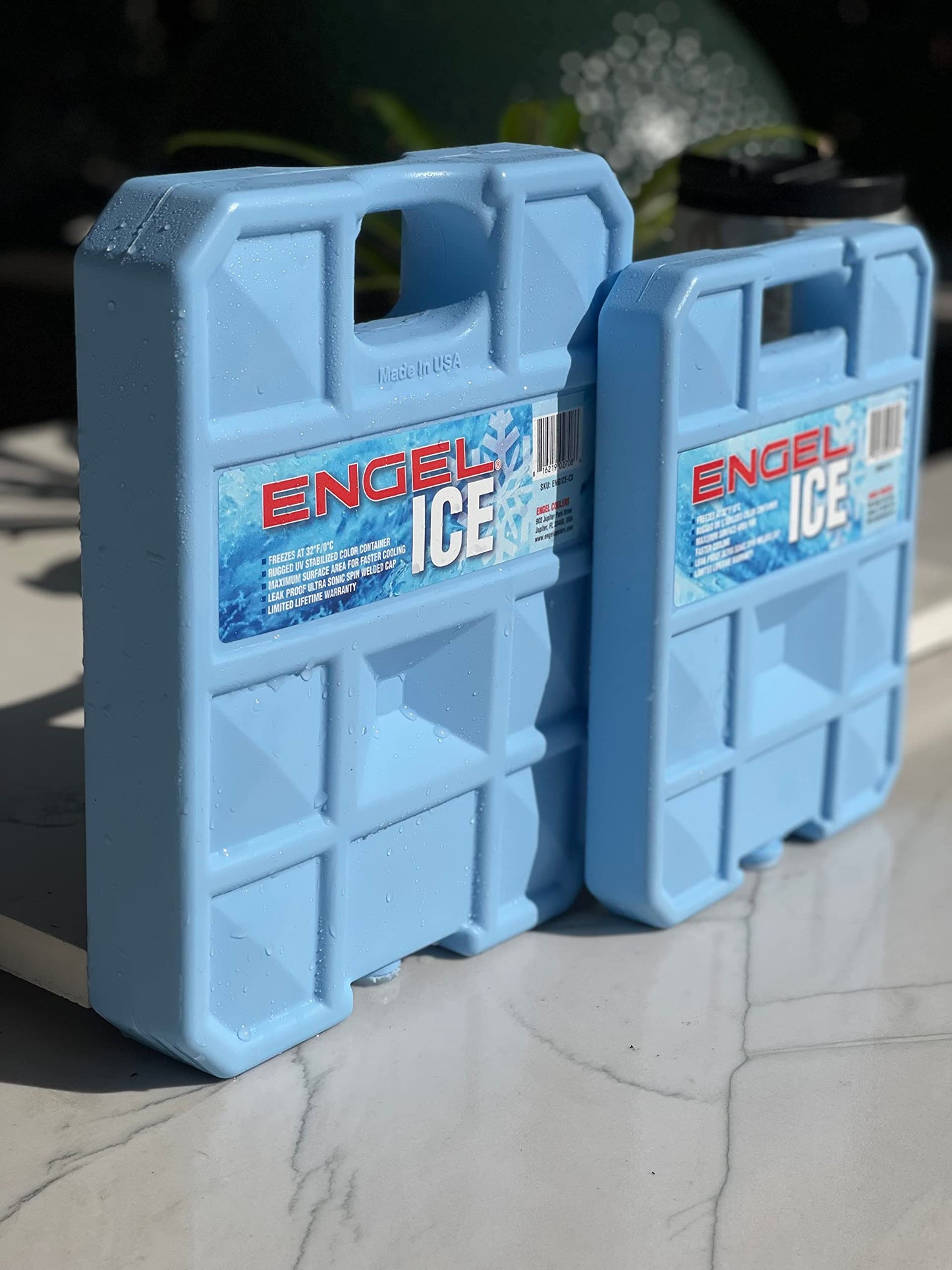 Engel UC19 19qt Leak-Proof, Air Tight, Drybox Cooler and 32°F Cooler Packs for Boating, Camping, Fishing, Hiking & Food Storage