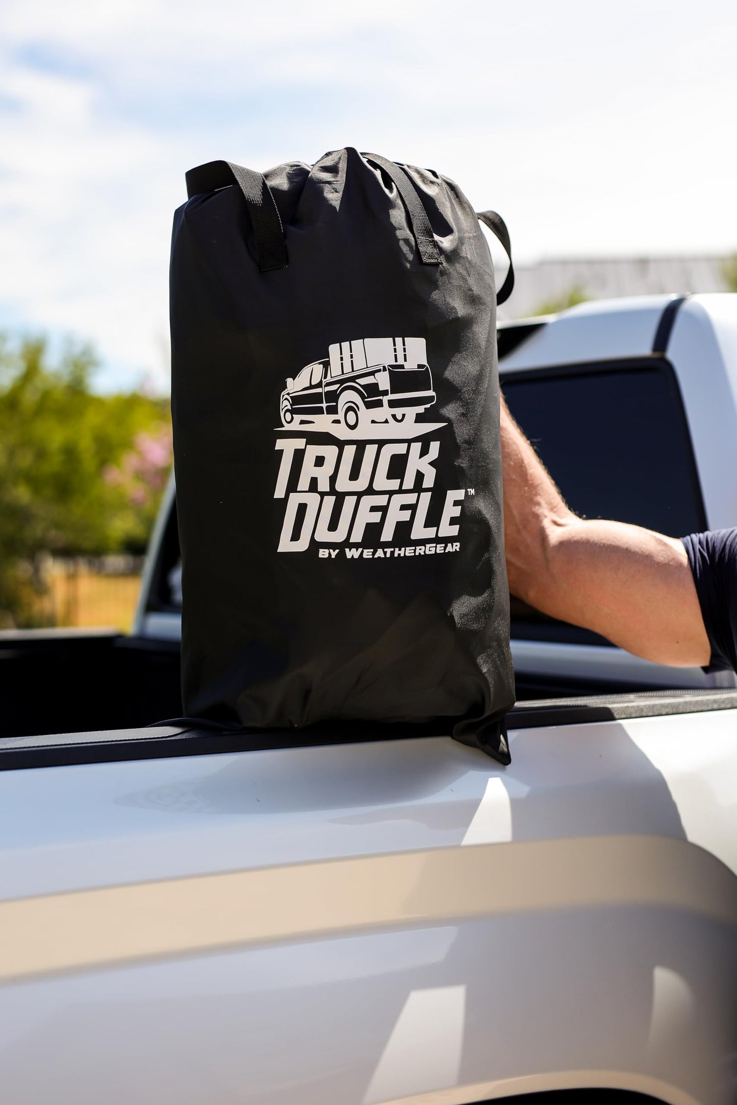 TruckDuffle Truck Bed Storage Bag – Expands Up to 70 Cu Ft – Weatherproof Cargo Organizer – Waterproof Heavy-Duty Soft-Shell Material – Fits Compact to Heavy Duty Beds