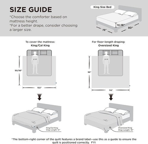 Bedsure Comforter Duvet Insert - Oversized King Size, GentleSoft Down Alternative Bedding, Pink 116 x 98 Inches