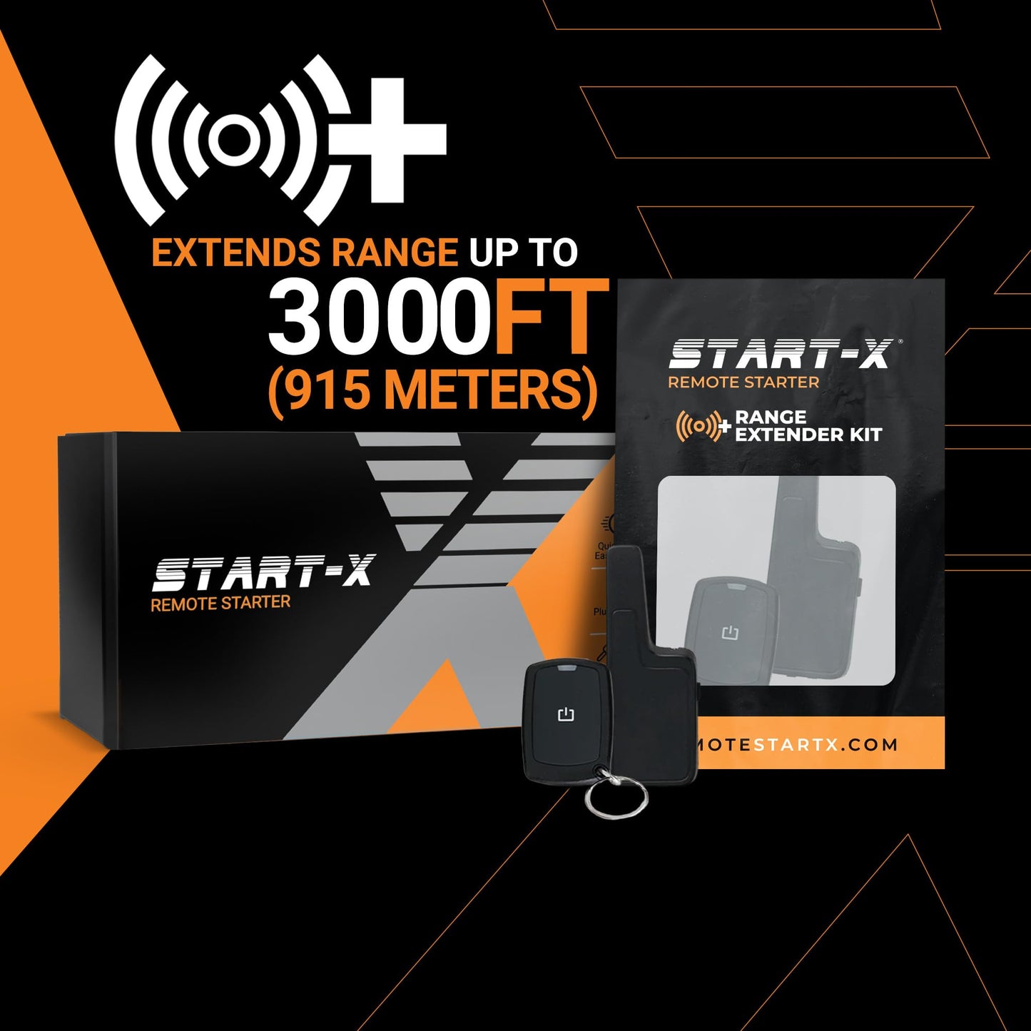 Start-X Remote Starter Kit for Non-Hybrid Highlander (2014-2019), C-HR (2018-2019), Land Cruiser (2016-2018) Vehicles with Push-to-Start Ignition Only | Plug & Play Install | Use Your OEM Key Fob