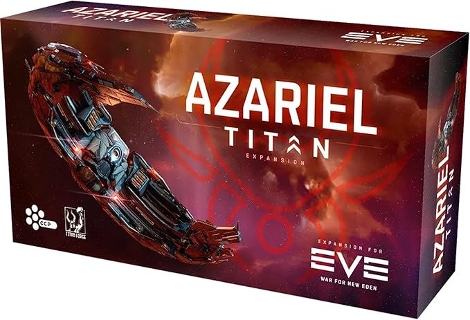Rebel Studio EVE: War for New Eden Azariel Board Game Expansion - Pirate Capital Ship Add-On Play Havoc & Titan Expansions Together Ages 14+ 2-5 Players 90-180 Min Playtime