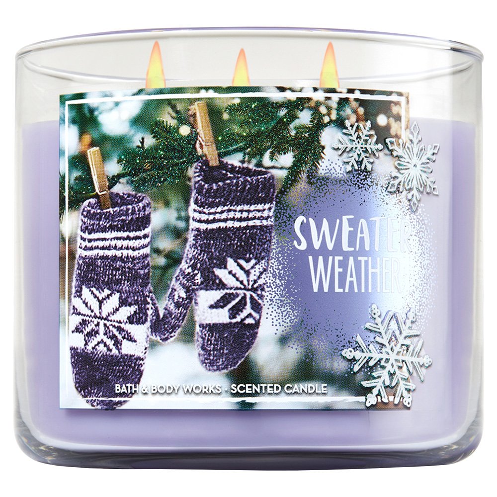 Bath and Body Works 3-wick Candle 2016 Winter Edition (Sweater Weather)