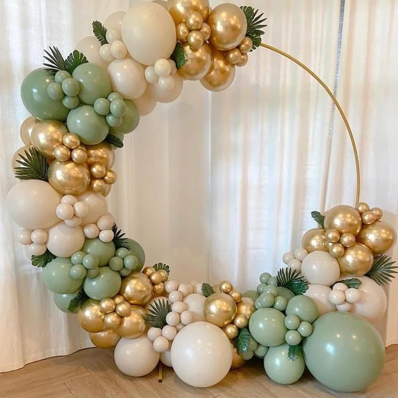 Awenztech Metallic Gold Balloons 12 inch, Chrome Gold Latex Balloons 50pcs Party Balloons for Graduation Engagement Wedding Birthday Party Decorations