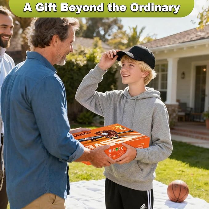 Baseball Building Set for Adults – Creative Sports Model with Bat Glove Ball & Trophy Premium Construction Building Toy for Men & Teens Unique Baseball Gift & Decorative Display Piece