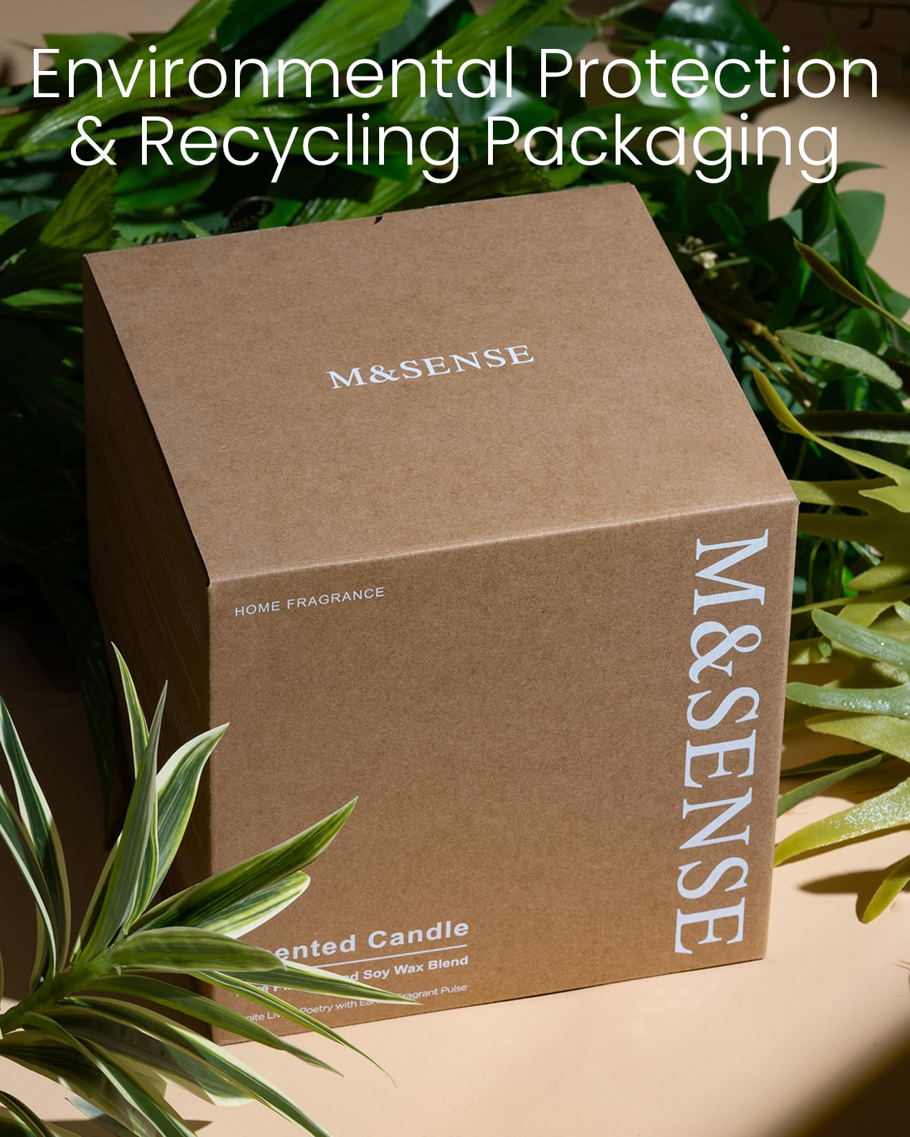 M&SENSE Citronella Candles Outdoor, Citronella Eucalyptus Scented Candle 19.4 oz,Eucalyptus Lemongrass Candle Outdoor,Lemongrass Summer Citronella Candles for Patio Camping, 120 Hours Burn