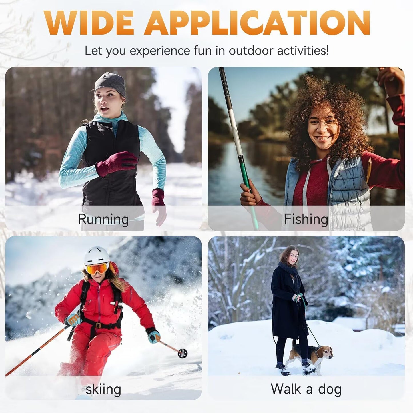 KOVNLO Heated Vest for Women With Battery Pack Included, Smart Button with Light-out Design, Electric Heated Jackets