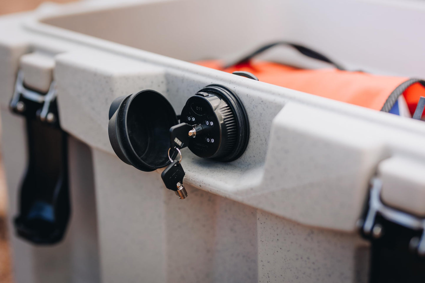 Tuffy 75L Locking Dry Box – Heavy-Duty Steel Storage Case with Combination Lock & Key Override | All-Weather, Stackable Vault for Overlanding, Tactical Gear & Outdoor Equipment