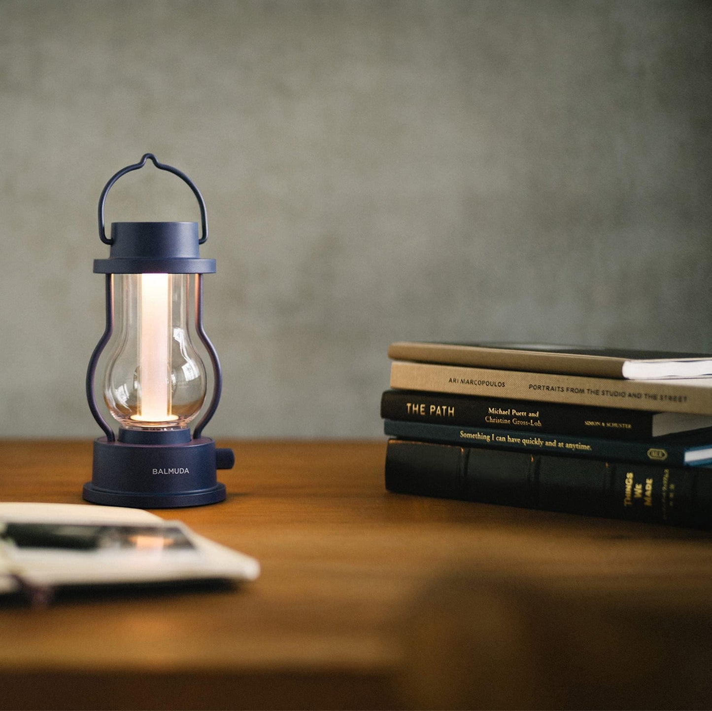 BALMUDA Combo Pack: The Toaster Pro Black & The Lantern Navy | Steam Oven Toaster & Rechargeable LED Lantern
