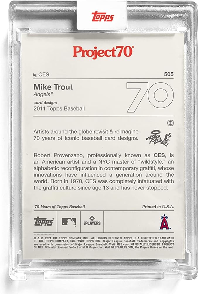 Topps Project70 Card 505 | Mike Trout 2011 by CES