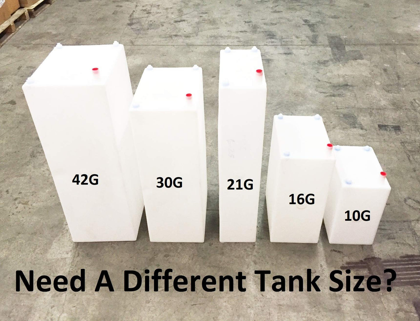 30 Gallon RV Fresh/Gray Water Tank 34" x 18" x 12" - BPA Free (30 Gallon)
