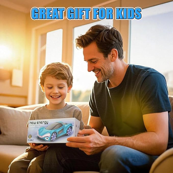 Remote Control CarRC Cars Boys Toys for 6 7 8 9 10 11 12 Year Old 2.4GHz 360° Rotate RC Cars with Cool Lights Music & Spray Effects Cool Birthday for Kids & Boys 6-12