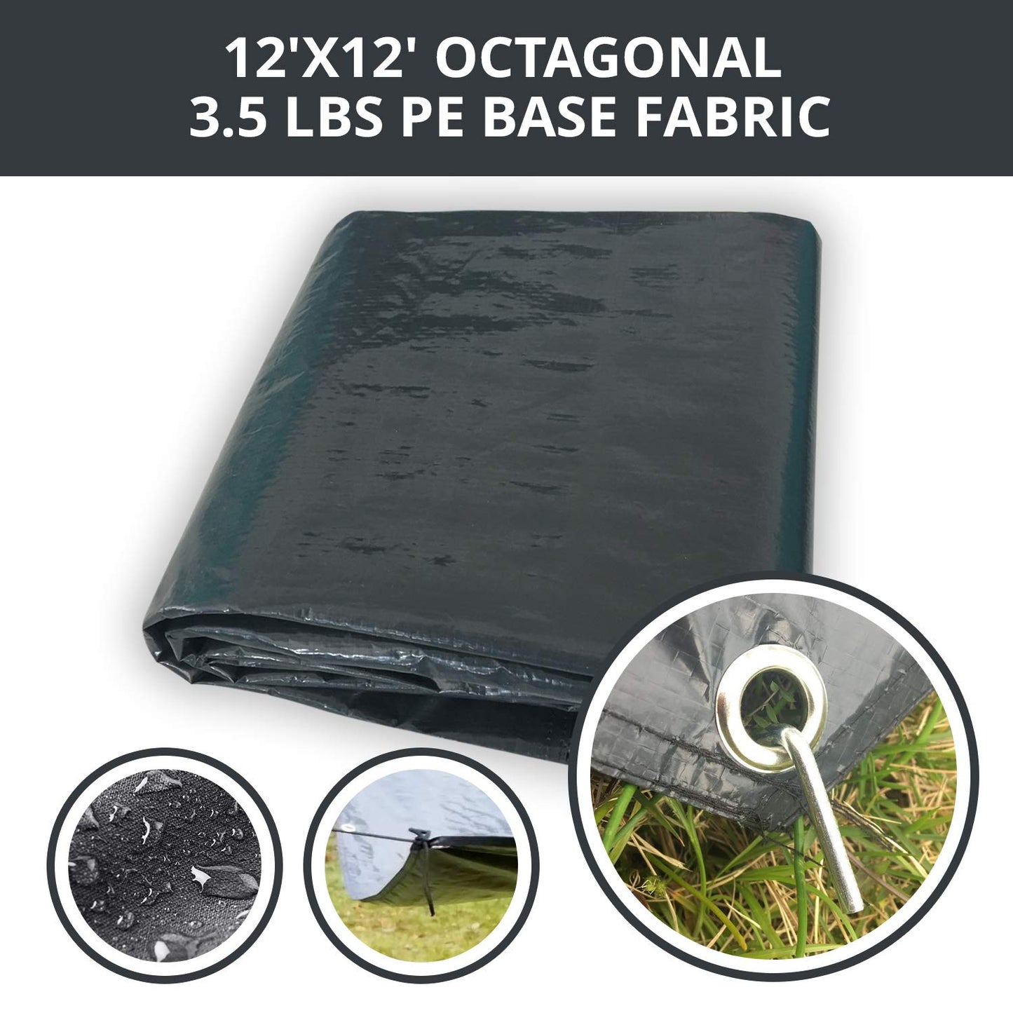 Alvantor Screen House Room Camping Tent Outdoor Canopy Dining Gazebo Pop Up Sun Shade Shelter 8 Mesh Walls Not Waterproof Beige 12'x12' Patent