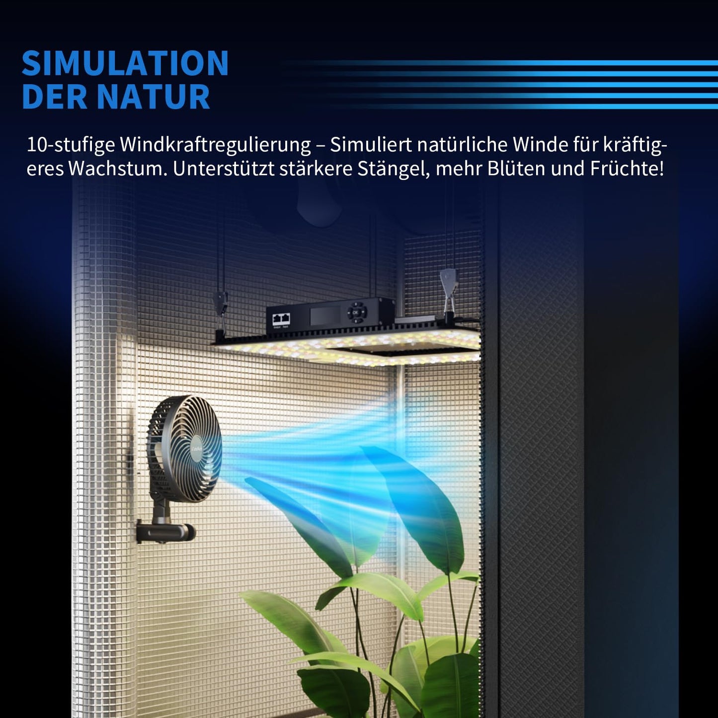 Grow Tent Kit Complete System 3x3 ft, 320W LED Grow Light with LM301H EVO & Sunrise Timer, 1680D High-Reflective Mylar Tent, 4 Inch Smart Ventilation System with Carbon Filter & Clip Fan