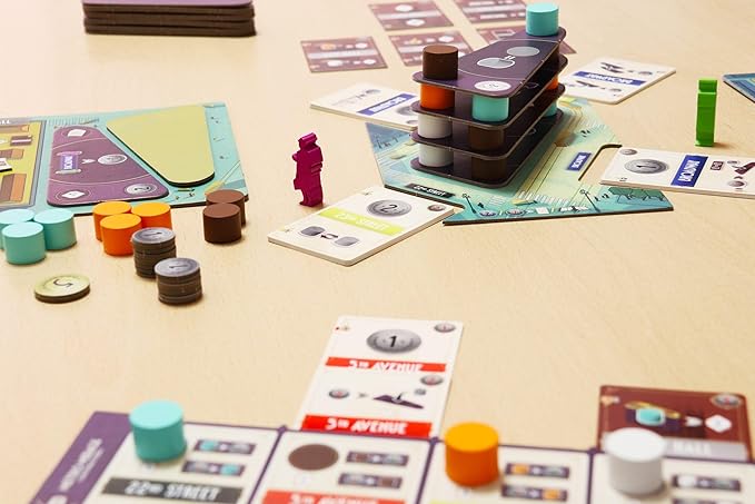 Flatiron Board Game - Build The Iconic New York Skyscraper! Architectural Strategy Game Fun Family Game for Kids & Adults Ages 12+ 1-2 Players 45 Minute Playtime Made by Ludonova