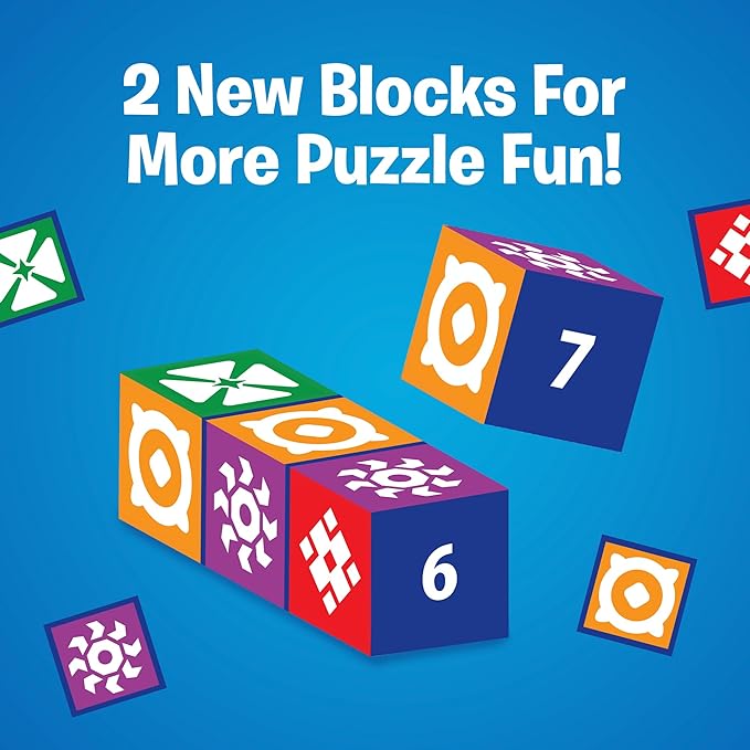 Uzzle 3.0 Expansion Requires Uzzle Base Game Block Puzzle Board Game for Adults & Kids Expert-Level Challenges an Action Packed Family Board Game Add On for Ages 4+