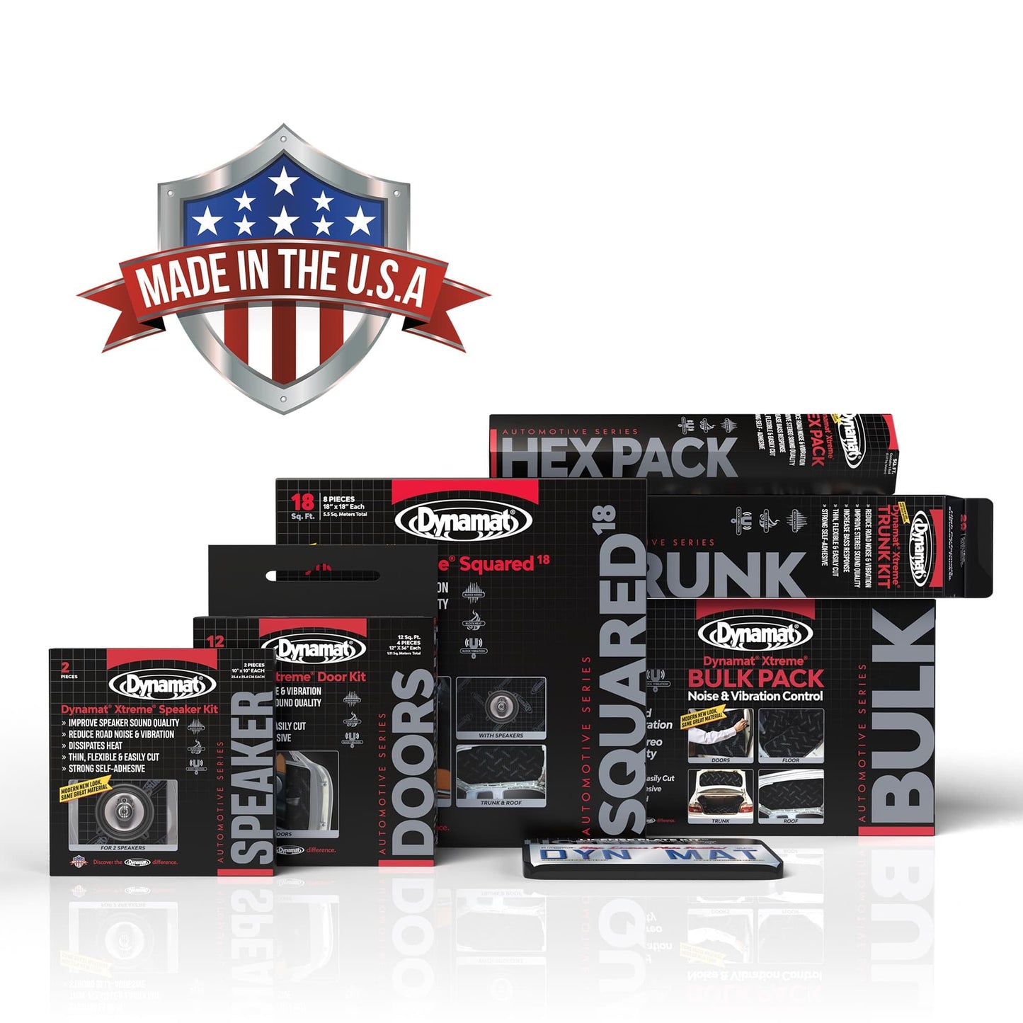 DYNAMAT 11103 Dynaliner 32" x 54" x 1/2" Thick Self-Adhesive Sound Deadener – Made in USA